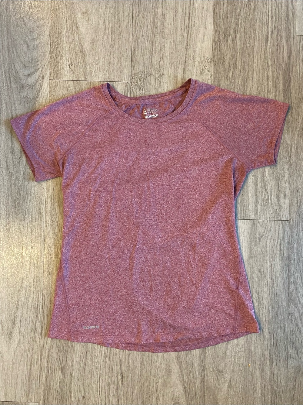 Eastern Mountain Sports Heathered Pink Short Sleeve Techwick Tee Women’s XS